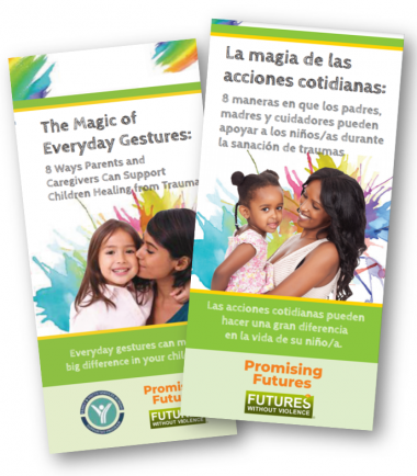 Thumbnail image of the Magic of Everyday Gestures Brochure in English and Spanish.