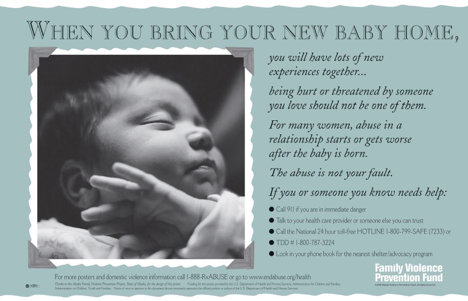 When You Bring Your New Baby Home Poster English Language